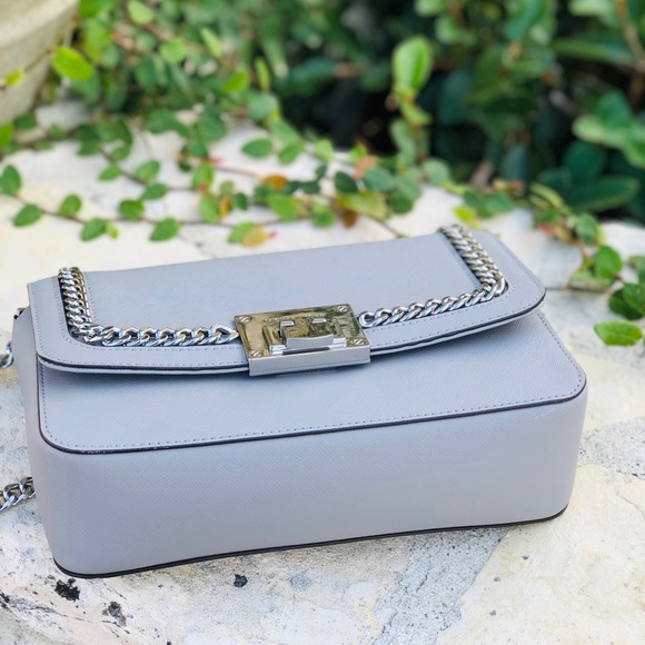 NWT Michael Kors Tina md flap chain crossbody bag - Picture 6 of 8